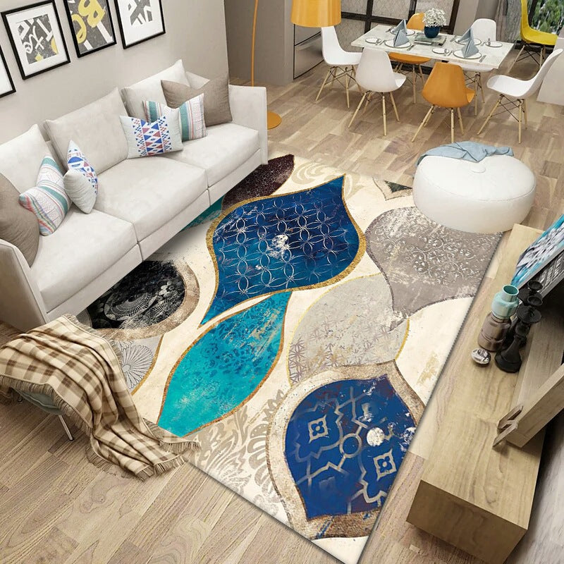 Nordic Modern Area Rug | Geometric Abstract | 24 Designs
