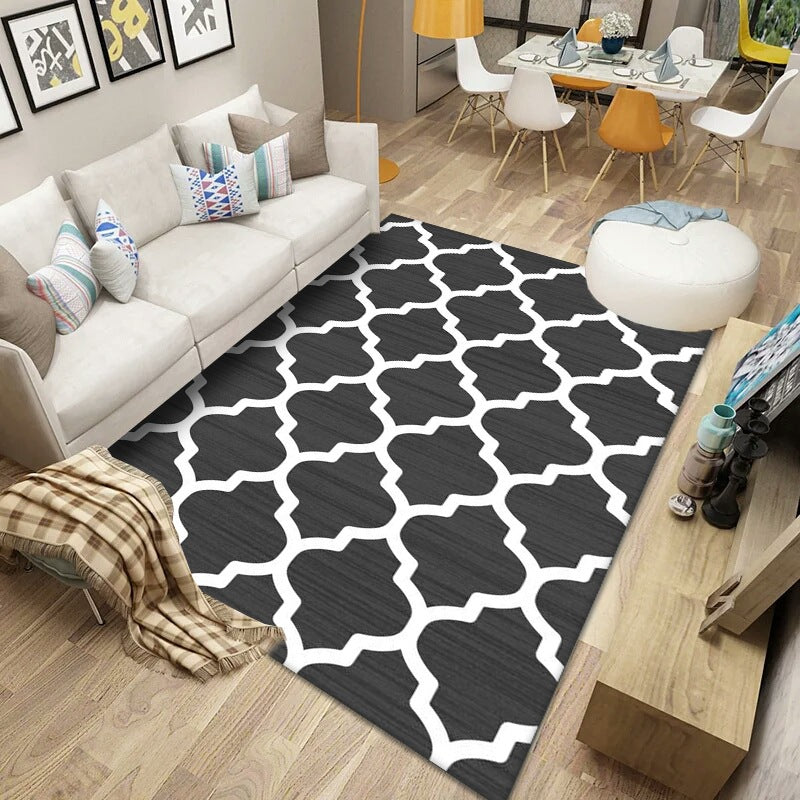 Nordic Modern Area Rug | Geometric Abstract | 24 Designs