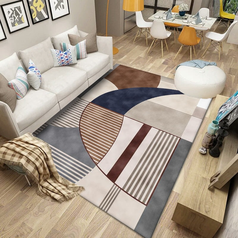 Nordic Modern Area Rug | Geometric Abstract | 24 Designs