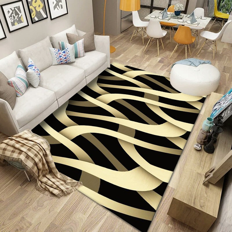 Nordic Modern Area Rug | Geometric Abstract | 24 Designs