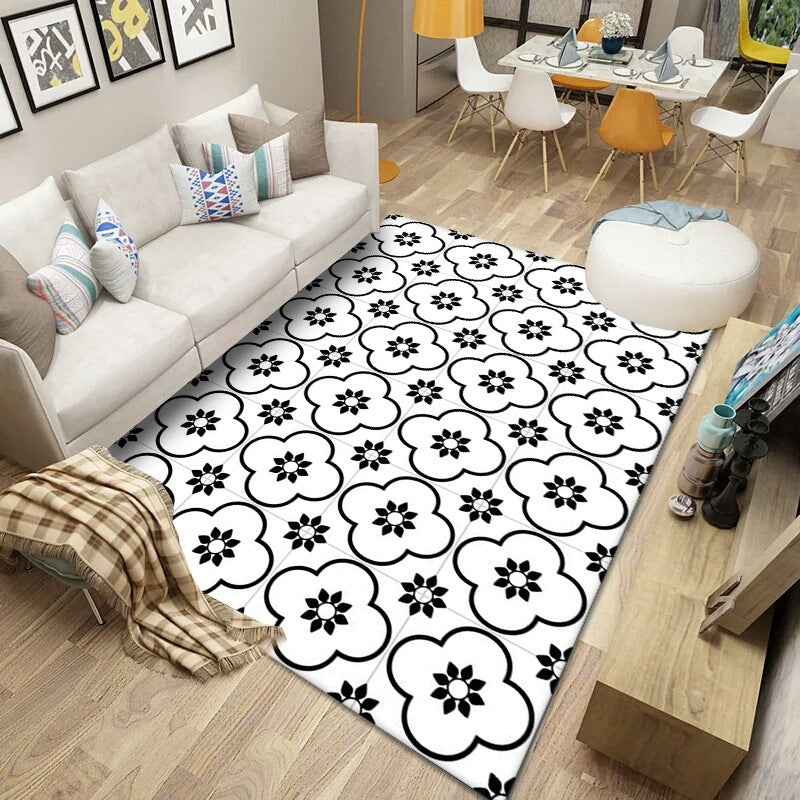 Nordic Modern Area Rug | Geometric Abstract | 24 Designs