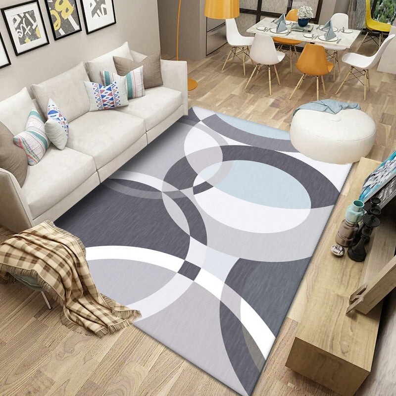 Nordic Modern Area Rug | Geometric Abstract | 24 Designs