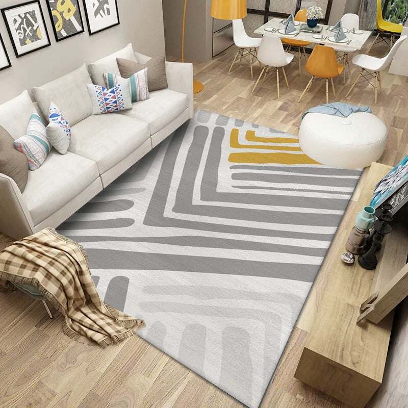 Nordic Modern Area Rug | Geometric Abstract | 24 Designs