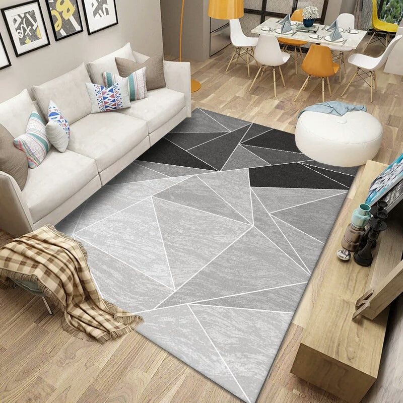 Nordic Modern Area Rug | Geometric Abstract | 24 Designs