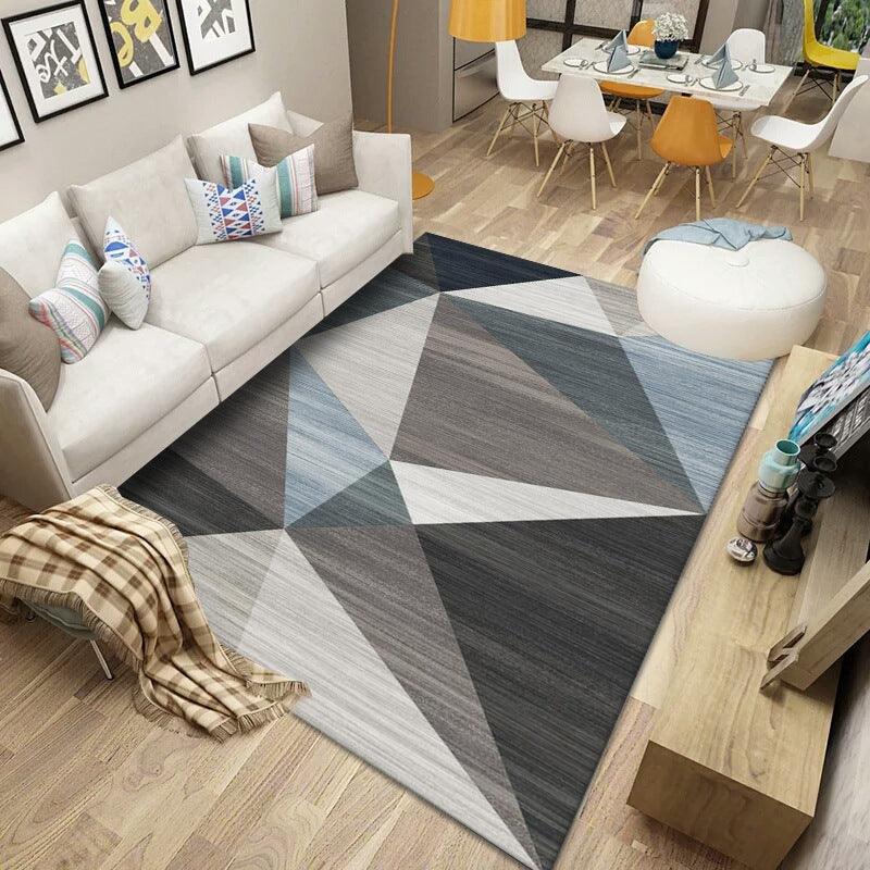 Nordic Modern Area Rug | Geometric Abstract | 24 Designs