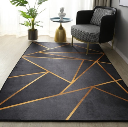 Modern Minimalist Living Room Coffee Table Carpet Mat