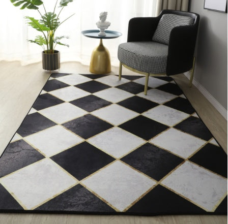Modern Minimalist Living Room Coffee Table Carpet Mat