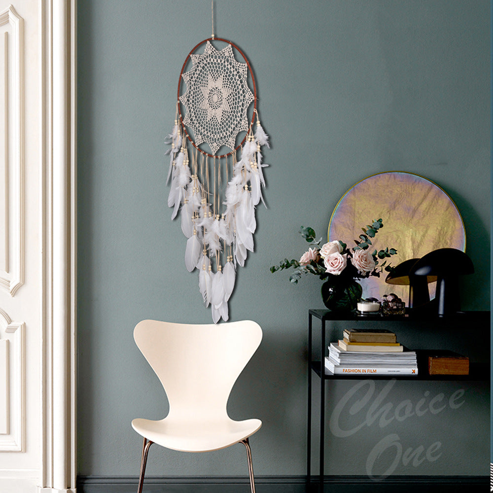 Pendant Coffee Lace Dream Catcher Pendant