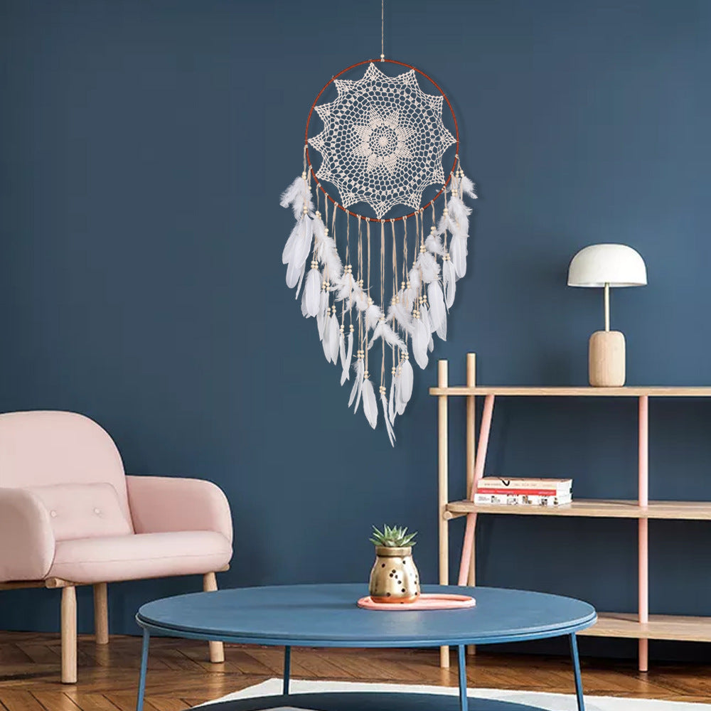 Pendant Coffee Lace Dream Catcher Pendant