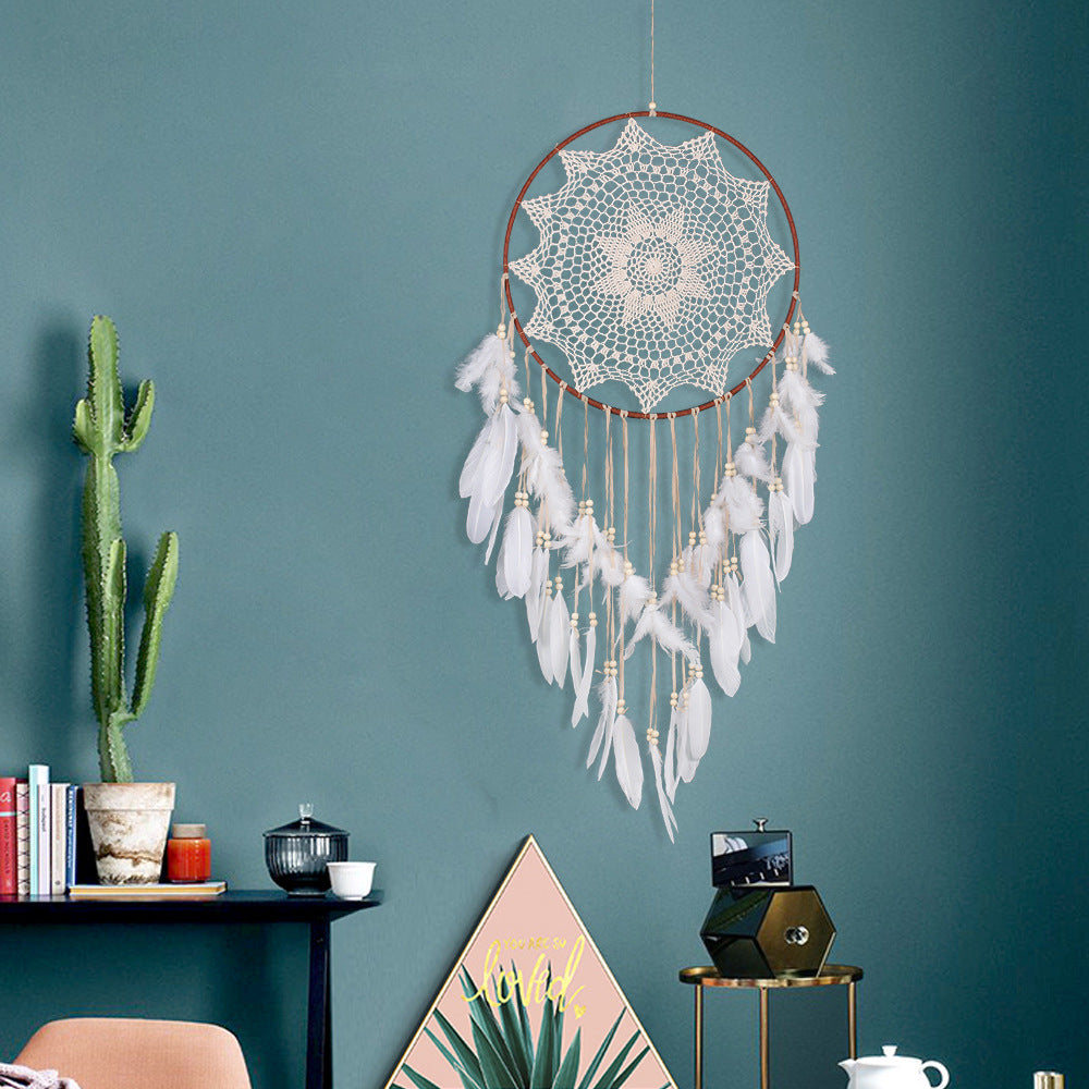Pendant Coffee Lace Dream Catcher Pendant
