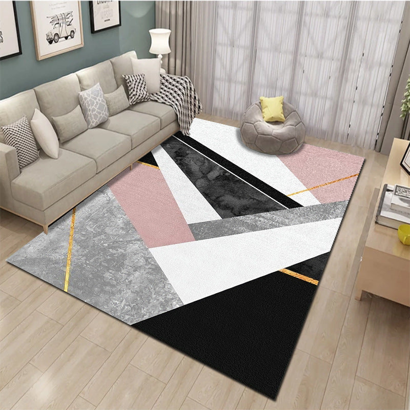 Geometric Abstract Area Rug | 40×60cm