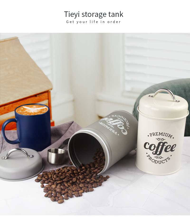 3Pcs/Set Tea Coffee Sugar Storage