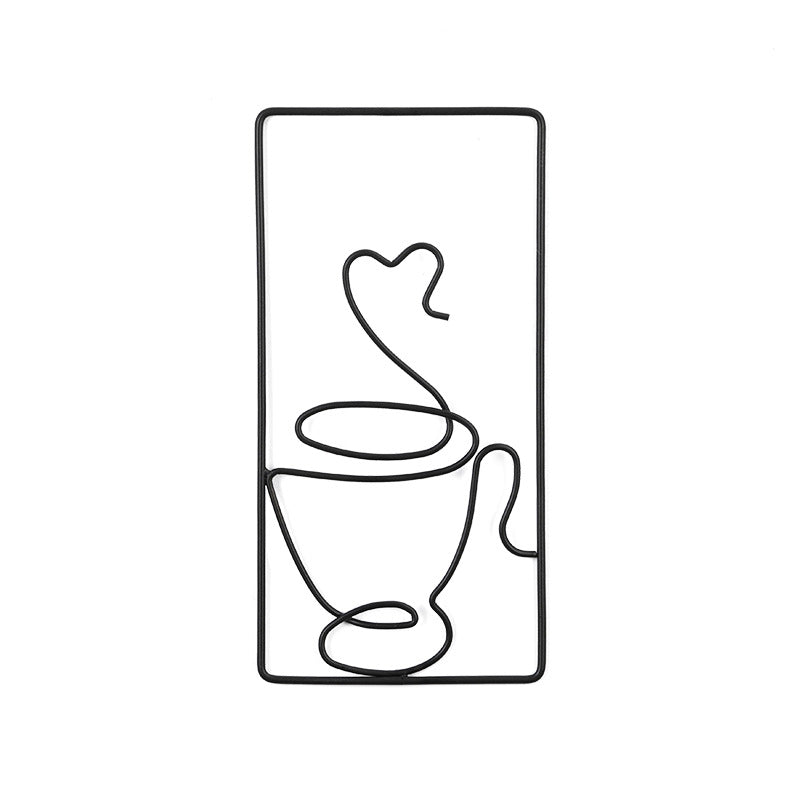 Kitty Coffee Cup Wall Hanging