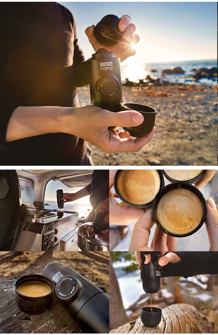 Portable Coffee Brewing Accessory with Built-In Cup