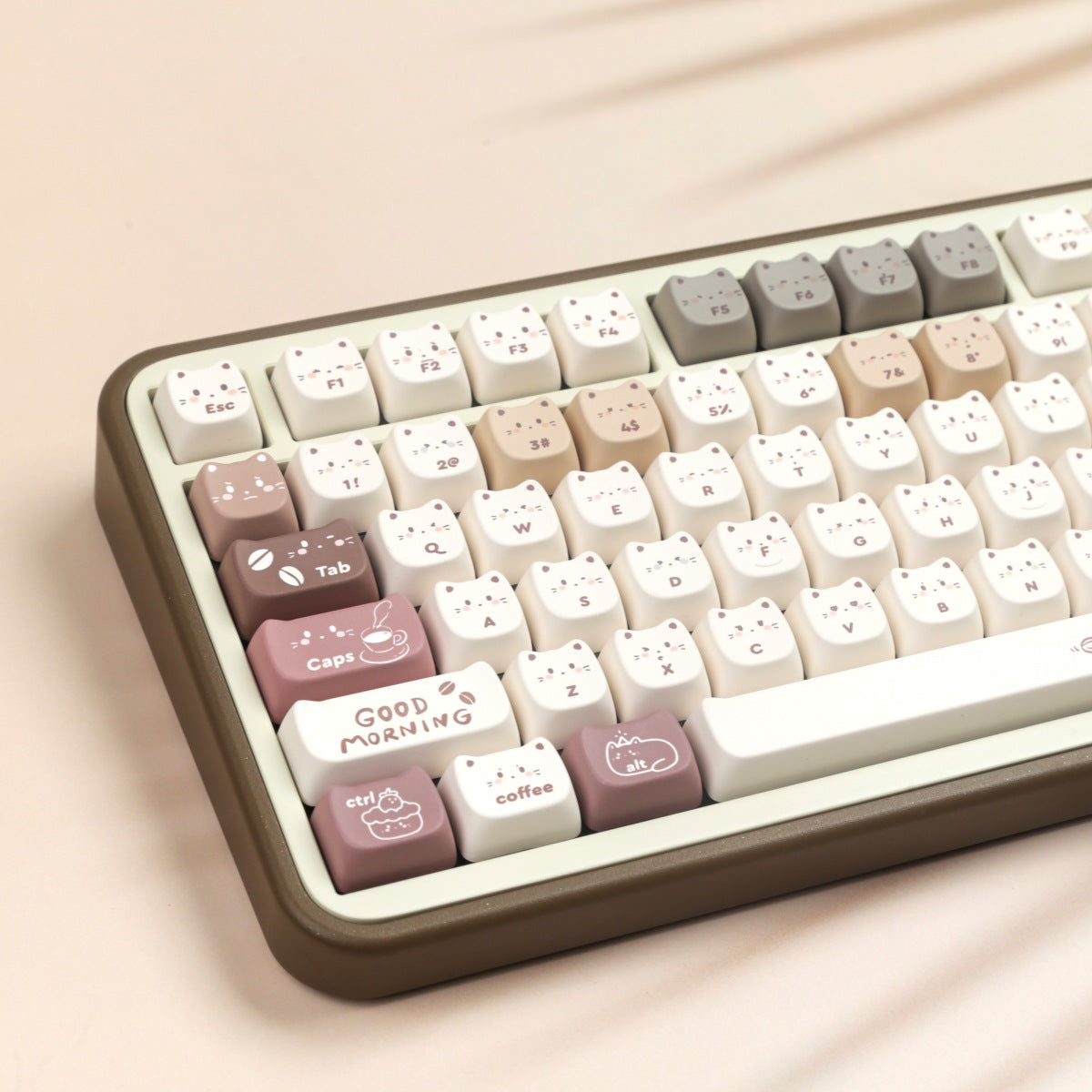 Coffee Cat Full Set PBT Sublimation Key Cap