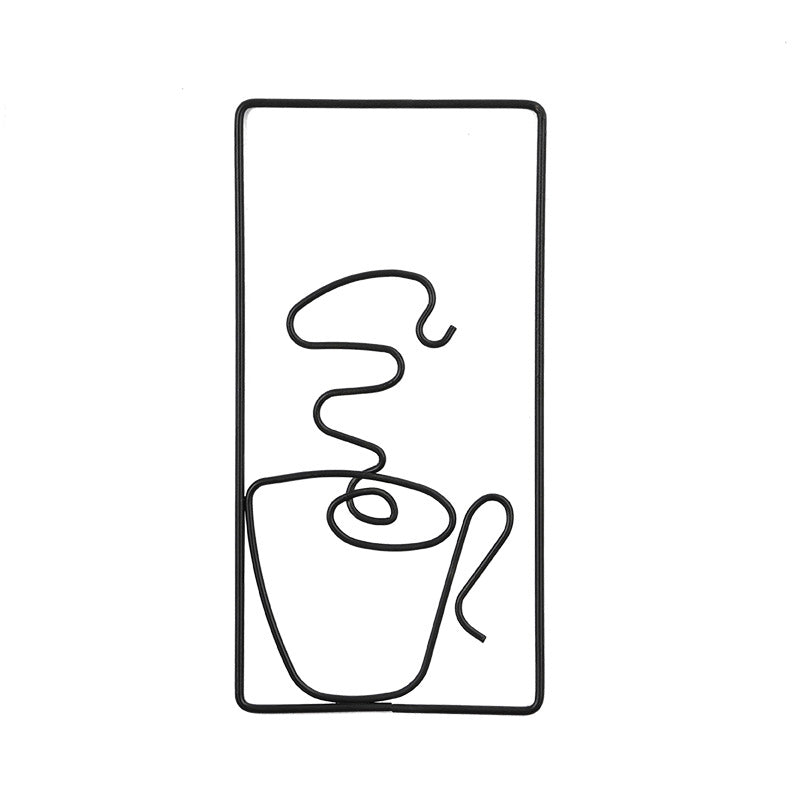 Kitty Coffee Cup Wall Hanging