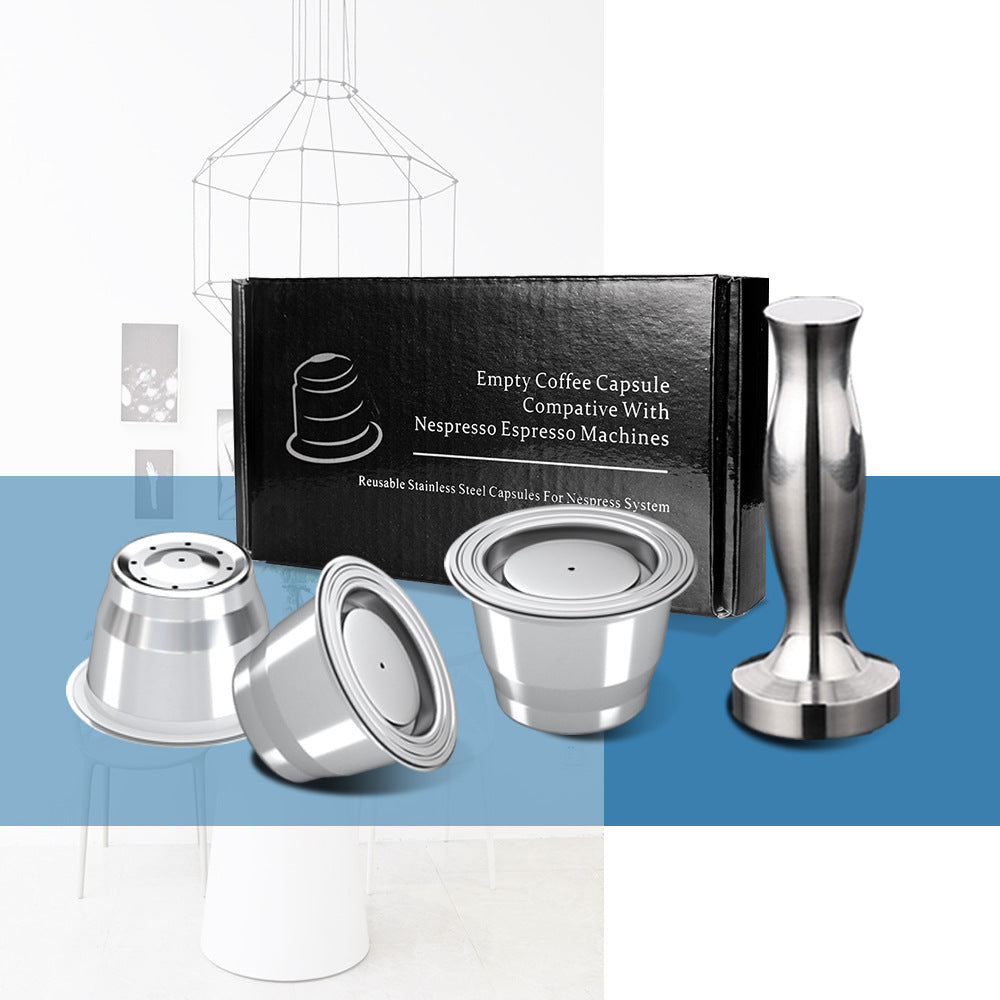 Reusable Nespresso Capsules | Stainless Steel | 3-Pack
