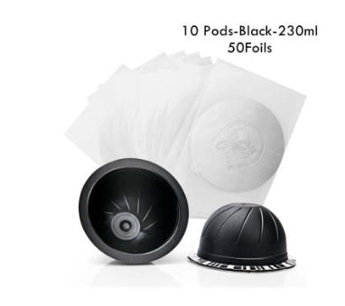 Coffee capsule shell espresso hemispherical