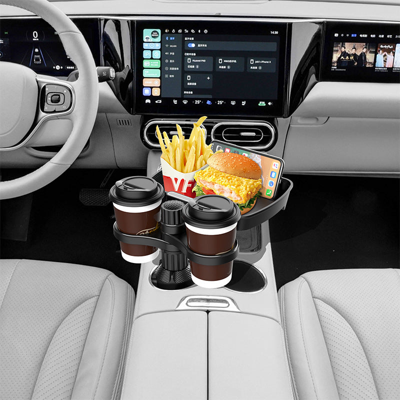 Car Cup Holder & Food Tray Organizer