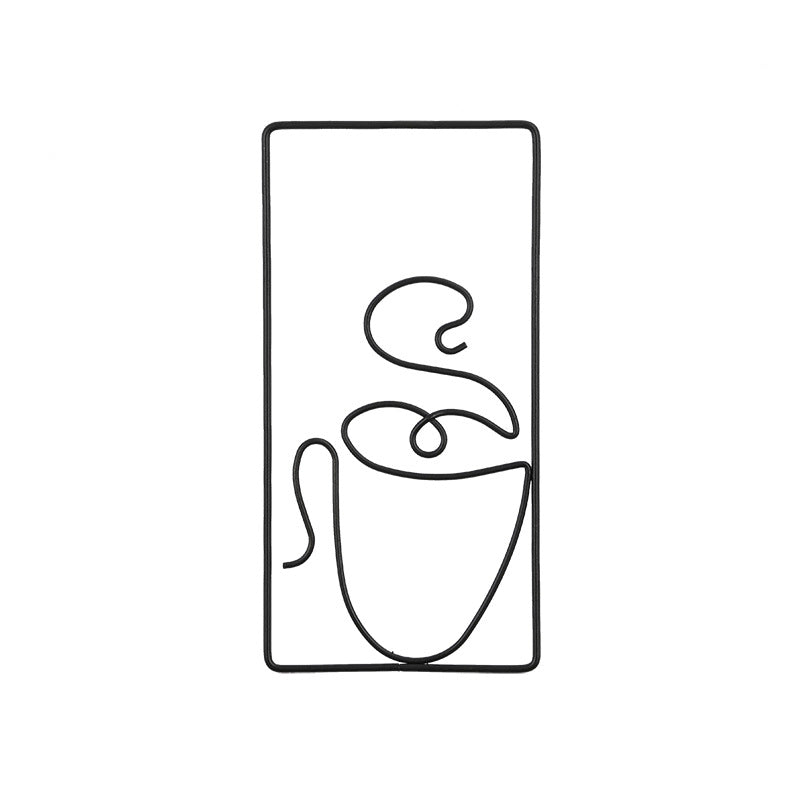 Kitty Coffee Cup Wall Hanging
