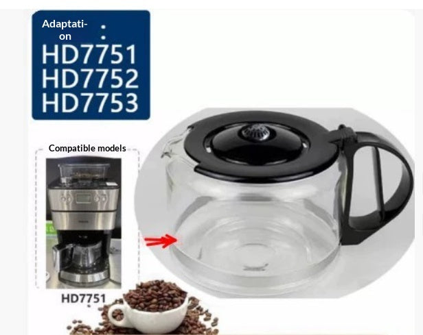 Coffee Machine Accessories Filter Mesh Glass Pot Funnel