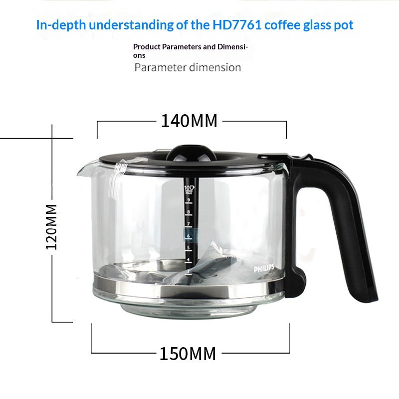Coffee Machine Accessories Filter Mesh Glass Pot Funnel