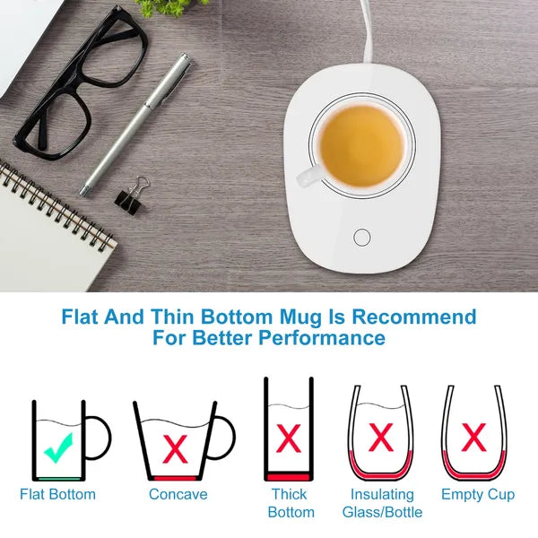 Smart Mug Warmer with Auto On/Off | Café Nova