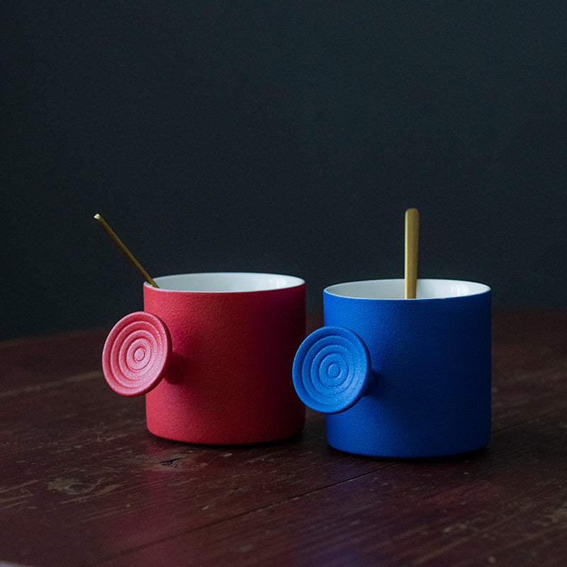 Ceramic Mug Klein Blue Coffee Set Espresso Hand Brewed Coffee