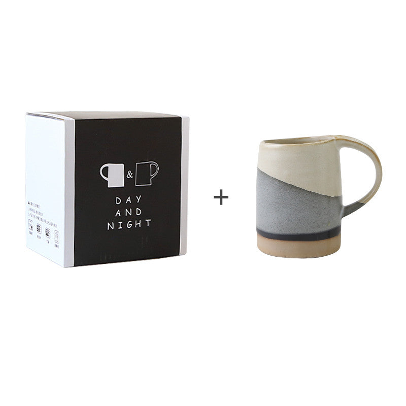 Retro Mug Couple Breakfast Home Coffee Cup