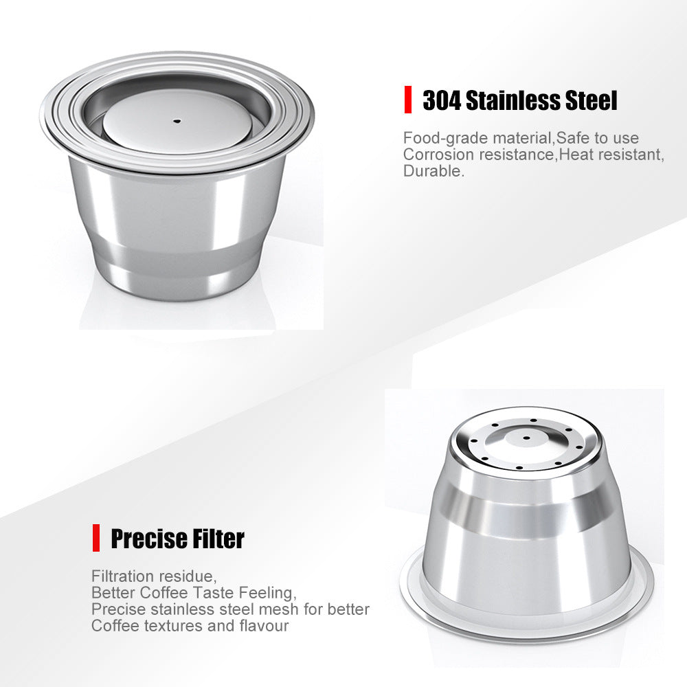 Reusable Nespresso Capsules | Stainless Steel | 3-Pack