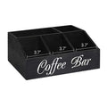 Wooden Grid Coffee Pod Storage Box Desktop Organizer